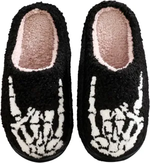 Women's and men's fluffy plush slippers, home slippers, cute warm shoes, indoor and outdoor girls' slippers, memory sponge, retro couple shoes