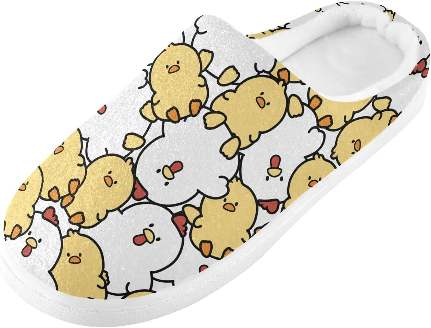 Women's and Men's Fuzzy House Slippers Cozy Memory Foam Slippers Warm Nonslip Slippers