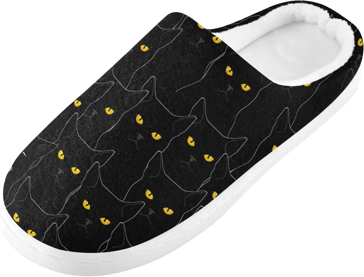 Women's and Men's Fuzzy House Slippers Cozy Memory Foam Slippers Warm Nonslip Slippers