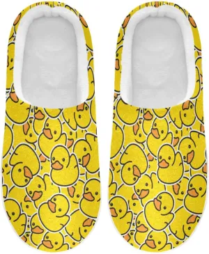 Women's and Men's Fuzzy House Slippers Cozy Memory Foam Slippers Warm Nonslip Slippers