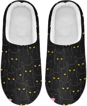 Women's and Men's Fuzzy House Slippers Cozy Memory Foam Slippers Warm Nonslip Slippers