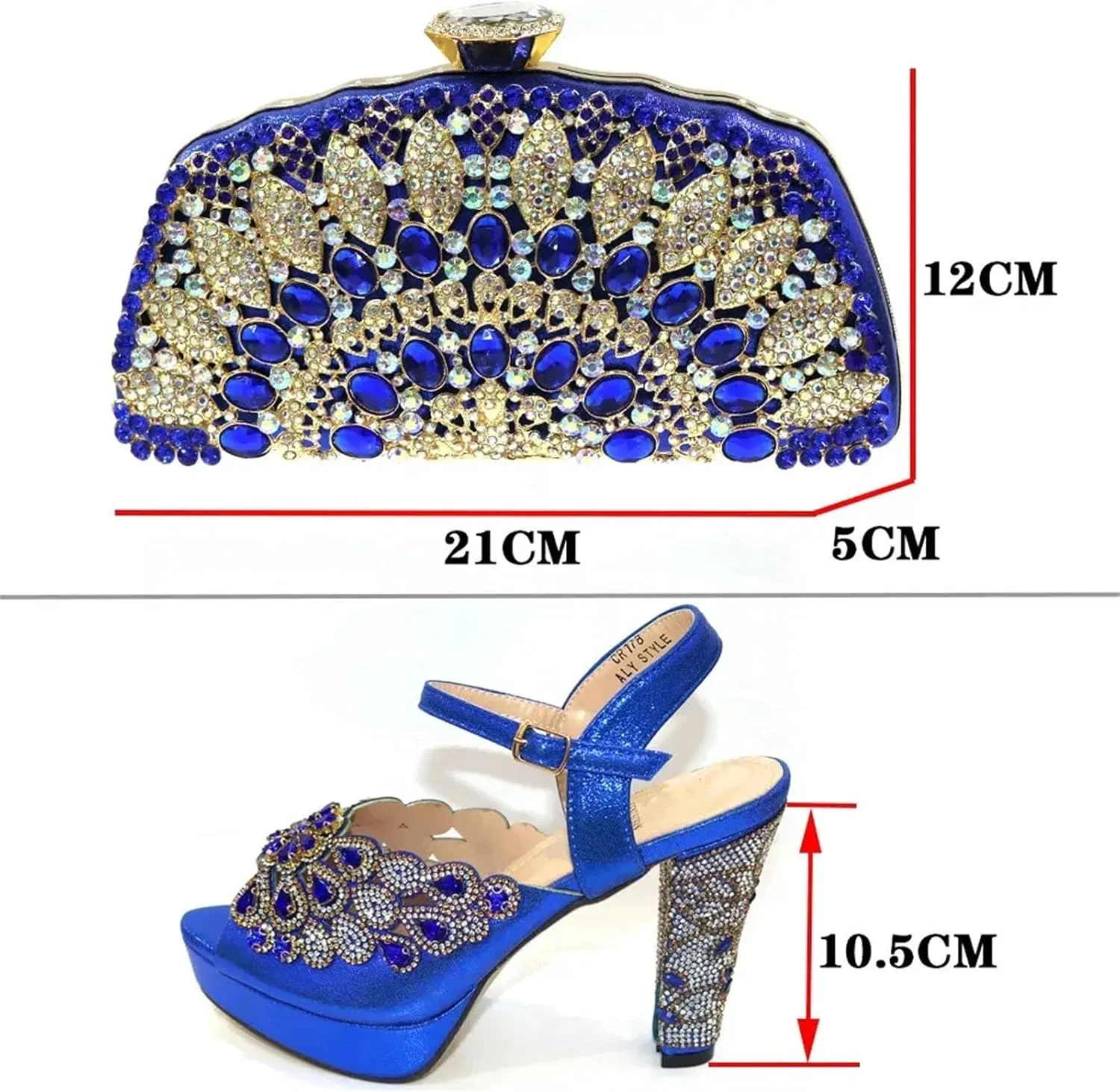 Womens Black 2025 Italian Wedding Shoes Set Bridal Pumps and Matching Evening Bag Nigerian Party Accessories