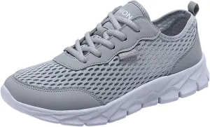 Women's Lace Up Walking Running Shoes Tennis Casual Womens Tennis Shoes Athletic Men Casual Shoes Casual Sneakers Steel Toe Tennis Shoe Cross Trainer Shoe