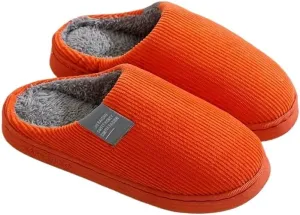 Women's Platform Indoor Slippers, Solid Color Plush Slippers