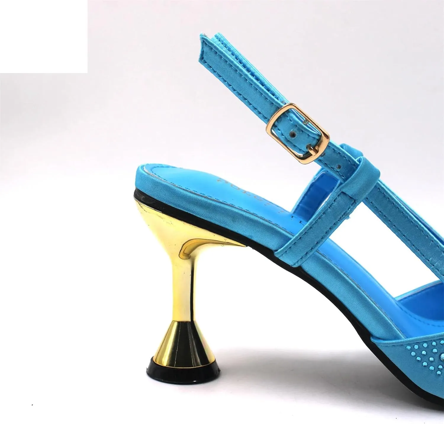 WomensSky Blue 2025 Italian Wedding Shoes Set Bridal Pumps and Matching Evening Bag Sweet Style Party Accessories
