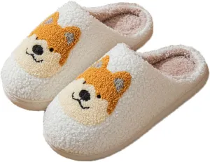 YJEUS Women's House Slippers - Fluffy Plush Memory Foam Indoor Slippers for Ladies
