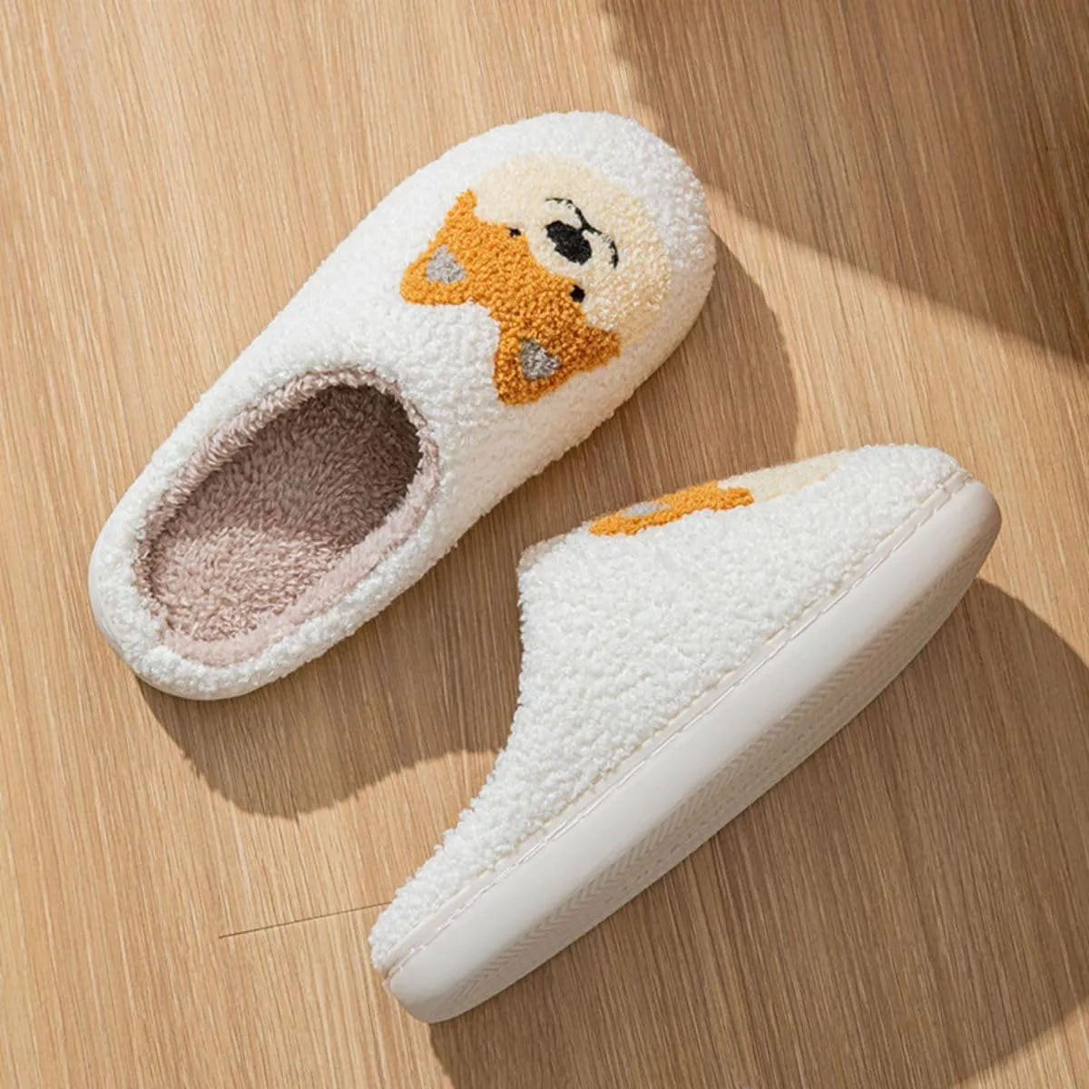 YJEUS Women's House Slippers - Fluffy Plush Memory Foam Indoor Slippers for Ladies