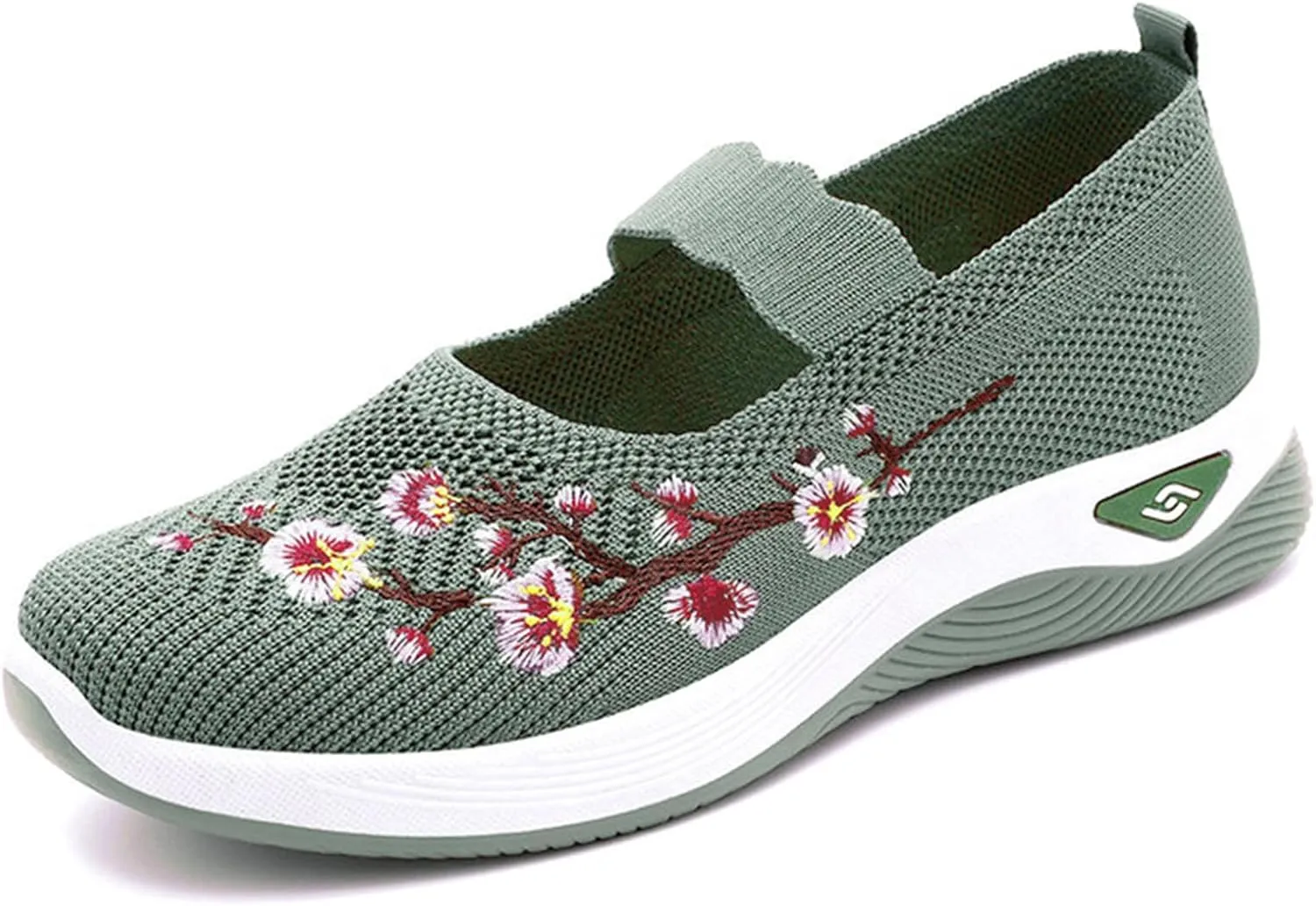 ZWRXW Womens Barefoot Walking Shoes Arch Support Orthopedic Shoe Extra Wide Toe Box Healthy & Non-Slip Diabetic Shoes Mesh Up Footwear with Adjustable Strap for Indoor Outdoor